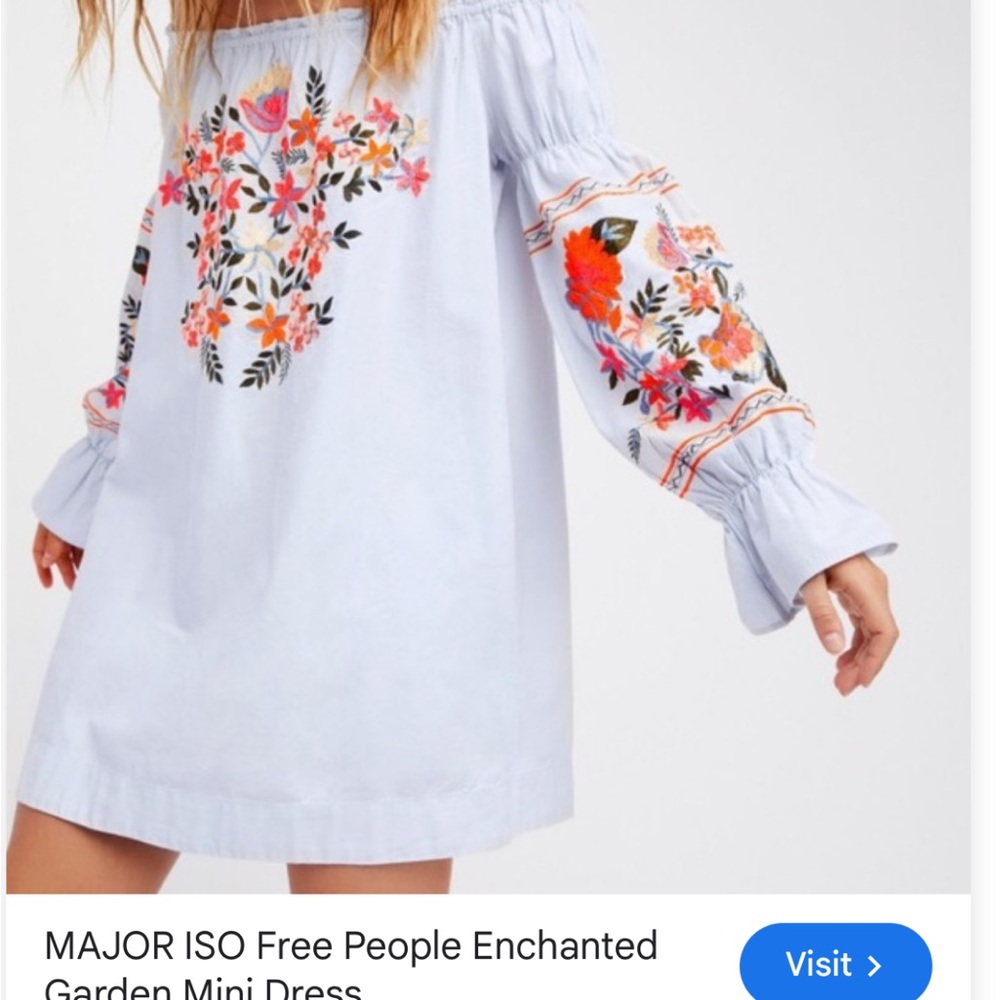 Free People Enchanted
Garden Mini Dress